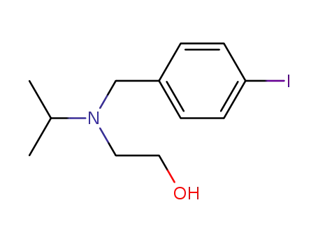 Molecular Structure of 106790-68-5 (2-[(4-Iodo-benzyl)-isopropyl-amino]-ethanol)