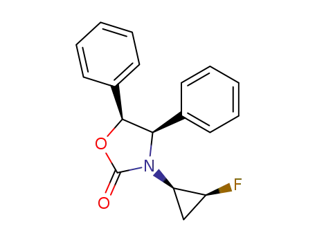 (4R,5S)-3-((1R,2S)-2-Fluoro-cyclopropyl)-4,5-diphenyl-oxazolidin-2-one