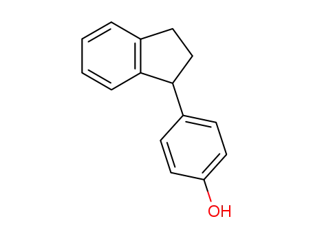Molecular Structure of 5402-37-9 (4-(1-INDANYL)PHENOL)