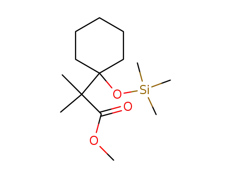 2-Methyl-2-(1-trimethylsilanyloxy-cyclohexyl)-propionic acid methyl ester