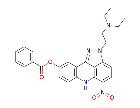 Benzoic acid 2-(2-diethylamino-ethyl)-5-nitro-2,6-dihydro-pyrazolo[3,4,5-kl]acridin-9-yl ester