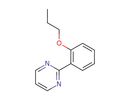 Molecular Structure of 134896-36-9 (2-(2-Propoxyphenyl)pyrimidine)