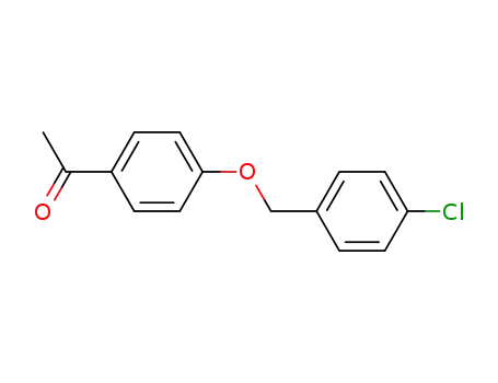 Molecular Structure of 61035-74-3 (1-(4-[(4-CHLOROBENZYL)OXY]PHENYL)ETHANONE)