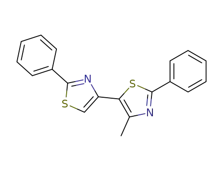 Molecular Structure of 7520-97-0 (4-methyl-2-phenyl-5-(2-phenylthiazol-4-yl)thiazole)