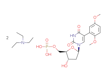 5-(2,5-dimethoxyphenyl)-2'-deoxyuridine 5'-phosphate bis triethylammonium salt