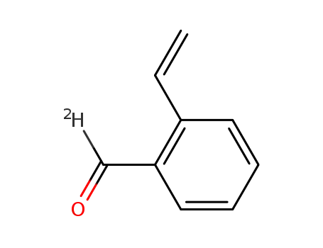 o-(formyl-D<sub>1</sub>)styrene