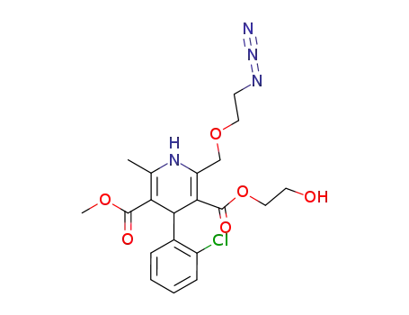 3,5-Pyridinedicarboxylic acid,
2-[(2-azidoethoxy)methyl]-4-(2-chlorophenyl)-1,4-dihydro-6-methyl-,
3-(2-hydroxyethyl) 5-methyl ester