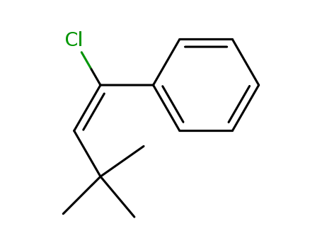 Molecular Structure of 38690-88-9 (Benzene, (1-chloro-3,3-dimethyl-1-butenyl)-, (E)-)