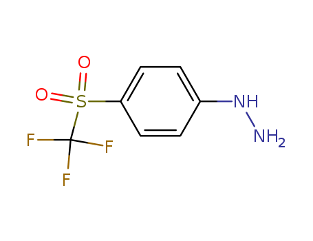 Hydrazine, [4-[(trifluoromethyl)sulfonyl]phenyl]-