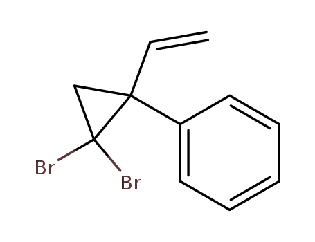 Molecular Structure of 58189-55-2 (Benzene, (2,2-dibromo-1-ethenylcyclopropyl)-)