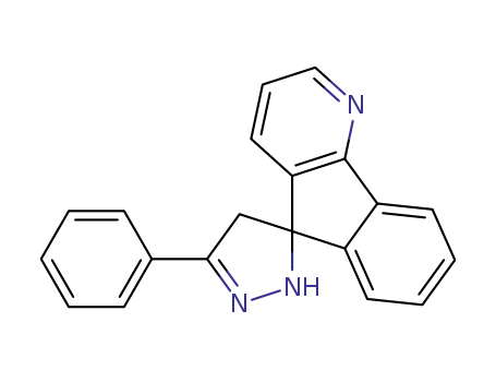 Spiro[5H-indeno[1,2-b]pyridine-5,3'-[3H]pyrazole],
2',4'-dihydro-5'-phenyl-