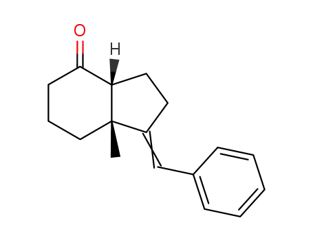 4H-Inden-4-one, octahydro-7a-methyl-1-(phenylmethylene)-, trans-