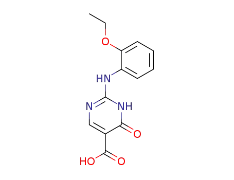 5-Pyrimidinecarboxylic acid, 1,4-dihydro-2-((2-ethoxyphenyl)amino)-4-oxo-