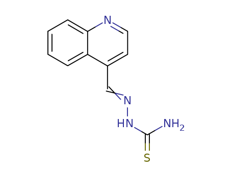Hydrazinecarbothioamide,2-(4-quinolinylmethylene)- cas  1477-60-7