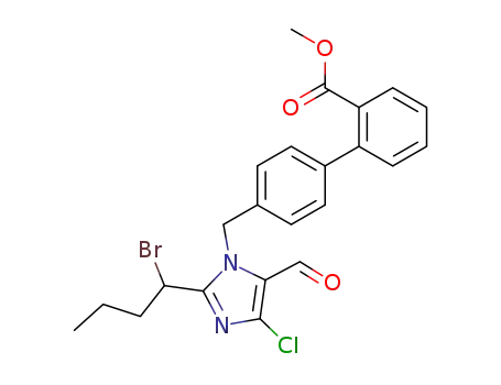 [1,1'-Biphenyl]-2-carboxylic acid,
4'-[[2-(1-bromobutyl)-4-chloro-5-formyl-1H-imidazol-1-yl]methyl]-, methyl
ester