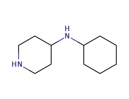 Molecular Structure of 852486-61-4 (CYCLOHEXYL-PIPERIDIN-4-YL-AMINE)