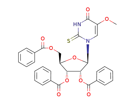 Uridine, 5-methoxy-2-thio-, 2',3',5'-tribenzoate