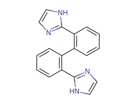 Molecular Structure of 107011-08-5 (1H-Imidazole, 2,2'-[1,1'-biphenyl]-2,2'-diylbis-)