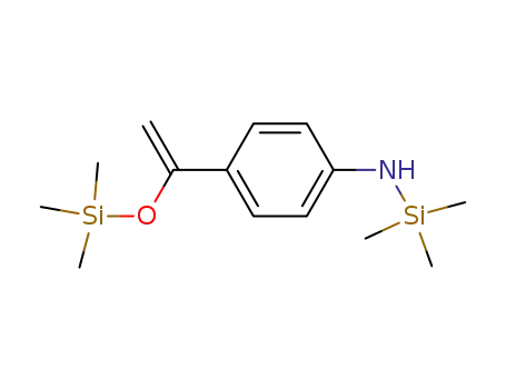 Silanamine, 1,1,1-trimethyl-N-[4-[1-[(trimethylsilyl)oxy]ethenyl]phenyl]-