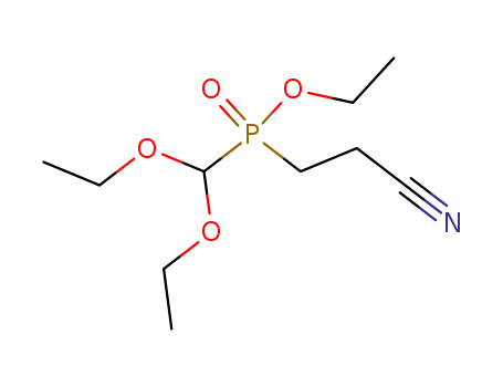 Phosphinic acid, (2-cyanoethyl)(diethoxymethyl)-, ethyl ester