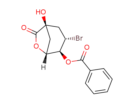 6-Oxabicyclo[3.2.1]octan-7-one, 4-(benzoyloxy)-3-bromo-1-hydroxy-,
(1R,3S,4S,5R)-