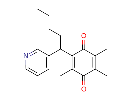 2-[1-(pyridin-3-yl)pentyl]-3,5,6-trimethyl-1,4-benzoquinone