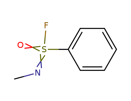 Molecular Structure of 83706-27-8 (Benzenesulfonimidoyl fluoride, N-methyl-)