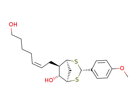 (Z)-(1SR,3SR,5RS,6RS,7SR)-6-hydroxy-7-(7-hydroxy-2-heptenyl)-3-(4-methoxyphenyl)-2,4-dithiabicyclo<3.2.1>octane