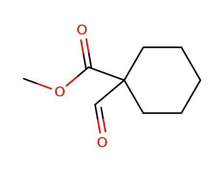 Cyclohexanecarboxylic acid, 1-formyl-, methyl ester