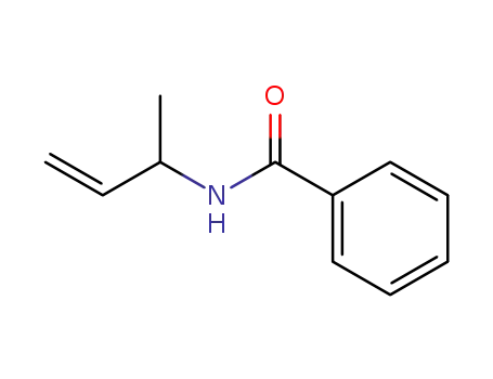 Molecular Structure of 133957-65-0 (N-(but-3-en-2-yl)-benzamide)
