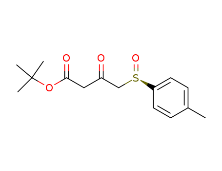 Butanoic acid, 4-[(4-methylphenyl)sulfinyl]-3-oxo-, 1,1-dimethylethyl ester, (R)-