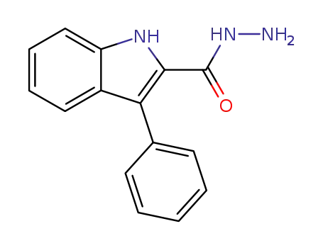 Molecular Structure of 105492-12-4 (3-PHENYL-1H-INDOLE-2-CARBOHYDRAZIDE)