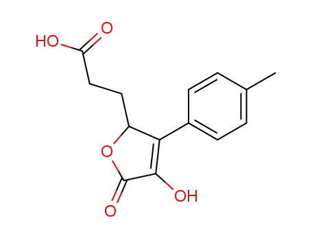 3-(4-Hydroxy-5-oxo-3-p-tolyl-2,5-dihydro-furan-2-yl)-propionic acid
