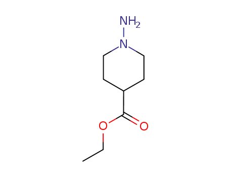 Molecular Structure of 6241-81-2 (1-Amino-4-piperidinecarboxylic acid ethyl ester)