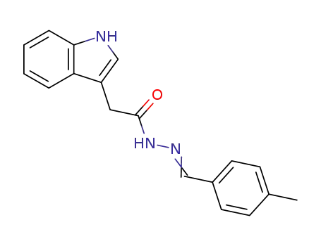 2-(1H-indol-3-yl)-N’-(4-methylbenzylidene)acetohydrazide