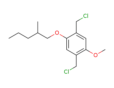 1,4-bis(chloromethyl)-2-methoxy-5-((2-methylpentyl)oxy)benzene