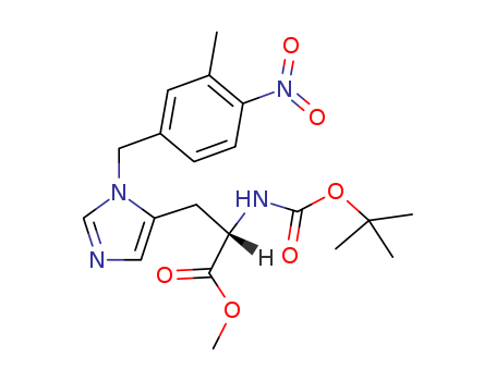 N-BOC-3-(3-METHYL-4-NITROBENZYL)-L-HISTIDI NE METHYL ESTER