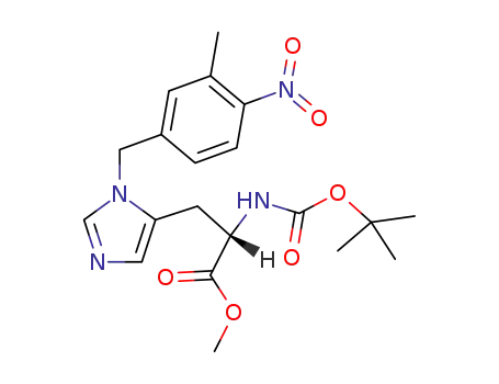 methyl (2S)-3-[3-[(3-methyl-4-nitrophenyl)methyl]imidazol-4-yl]-2-[(2-methylpropan-2-yl)oxycarbonylamino]propanoate