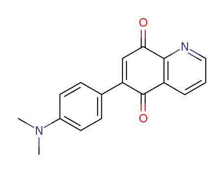 5,8-Quinolinedione, 6-[4-(dimethylamino)phenyl]-