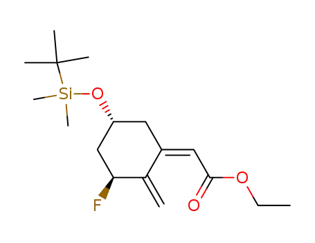 <3S-(1Z,3β,5α)>-<3-Fluoro-5-<<(1,1-dimethylethyl)dimethylsilyl>oxy>-2-methylenecyclohexylidene>acetic Acid Ethyl Ester