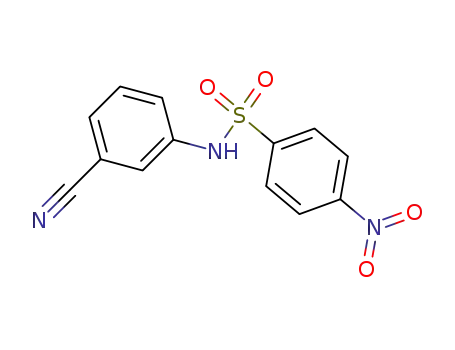 Benzenesulfonamide, N-(3-cyanophenyl)-4-nitro-