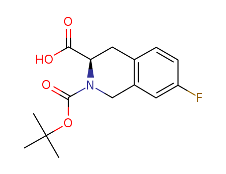 D-2-BOC-7-(FLUORO)-1,2,3,4-TETRAHYDROISOQUINOLINE-3-CARBOXYLIC ACID(444583-26-0)