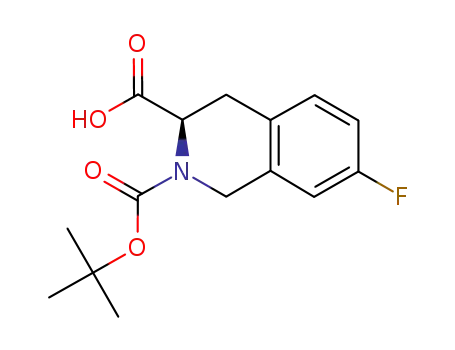 D-2-BOC-7-(FLUORO)-1,2,3,4-TETRAHYDROISOQUINOLINE-3-CARBOXYLIC ACID