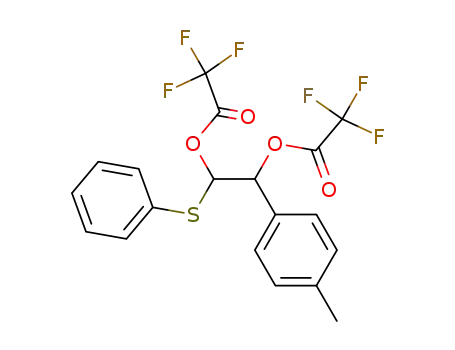 1-(phenylsulfenyl)-2-(p-tolyl)-1,2-bis(trifluoroacetoxy)ethane