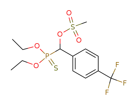 Methanesulfonic acid (diethoxy-thiophosphoryl)-(4-trifluoromethyl-phenyl)-methyl ester