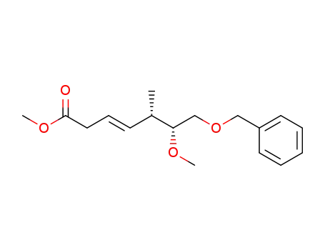 (E)-(5S,6R)-7-Benzyloxy-6-methoxy-5-methyl-hept-3-enoic acid methyl ester