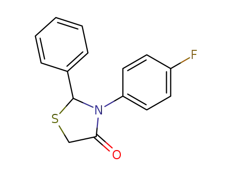 3-(4-fluorophenyl)-2-phenyl-1,3-thiazolidin-4-one
