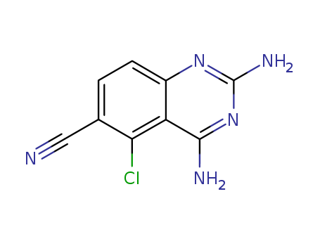 6-Quinazolinecarbonitrile, 2,4-diamino-5-chloro-