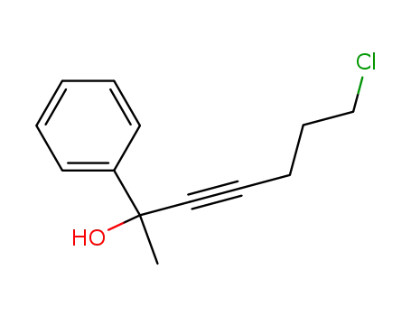7-Chlor-2-phenyl-heptin-<sup>(3)</sup>-ol-<sup>(2)</sup>
