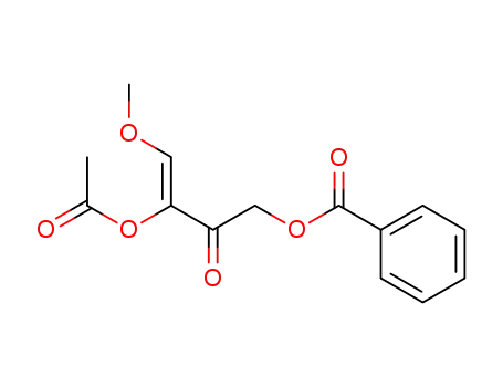 Molecular Structure of 89890-50-6 (3-Buten-2-one, 3-(acetyloxy)-1-(benzoyloxy)-4-methoxy-)